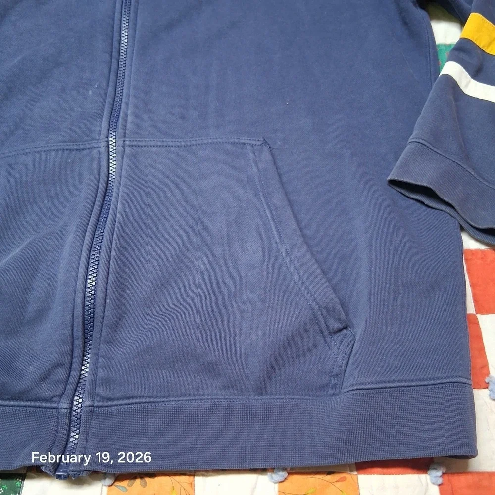 Nike‎ Sportswear Blue Full Zip Hooded Sweatshirt Size XL